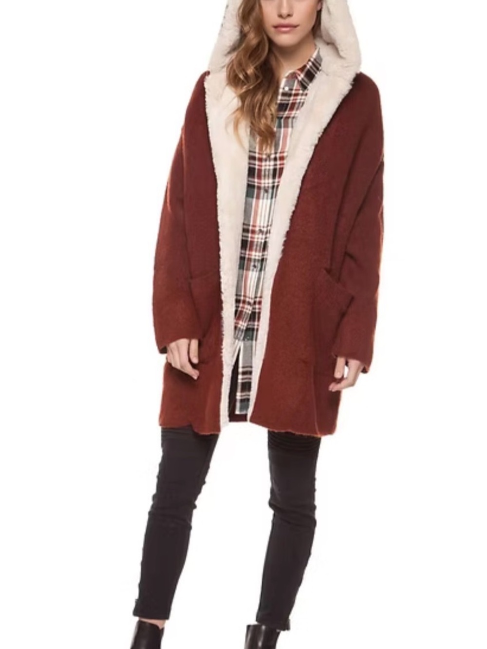 Dex Rust Hooded Sherpa